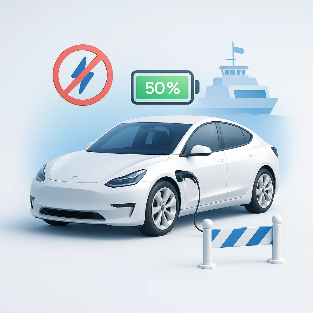 전기차량 승선 안내