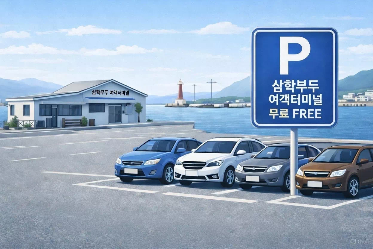 목포 삼학부두 주차